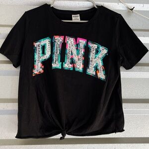 Sequin crop top from PINK